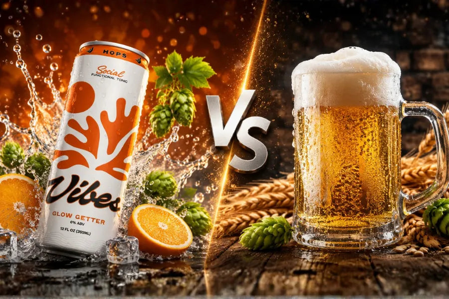 Hop water vs beer