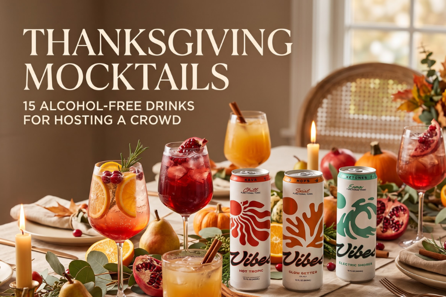 Thanksgiving Mocktails: 15 Alcohol-Free Drinks for Hosting a Crowd