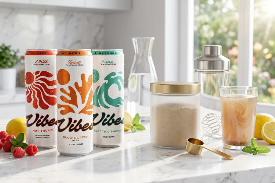 RTD and powder functional functionial drinks